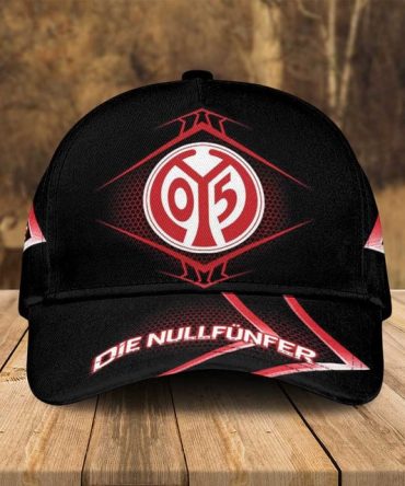 Stylish Black & Red Die Nullfünfer Cap - Perfect Fan Gear For Everyday Wear