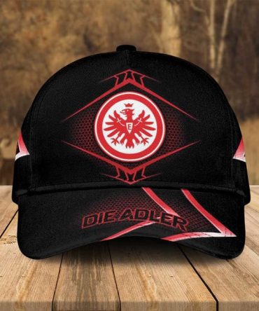 Eintracht Frankfurt Die Adler Cap - Stylish Black & Red Fan Gear Hat