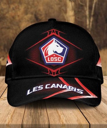 Exclusive Losc Les Canaris Cap - Stylish Black Adjustable Baseball Hat For Fans