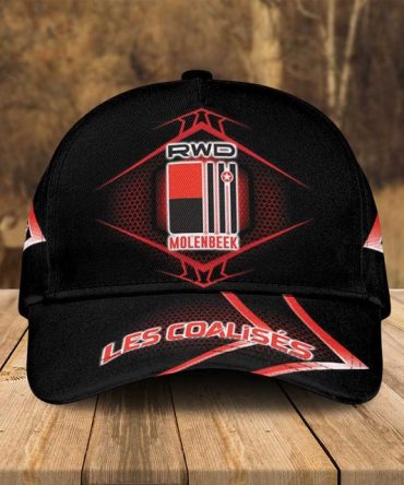 Rwd Molenbeek Fan Cap - Stylish Black & Red Les Coalises Design