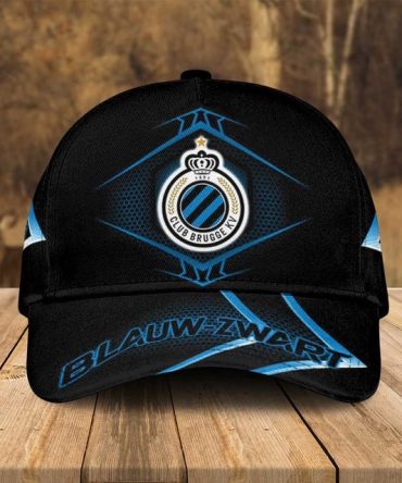 Club Brugge Fan Cap – Stylish Black & Blue Embroidered Hat For Supporters