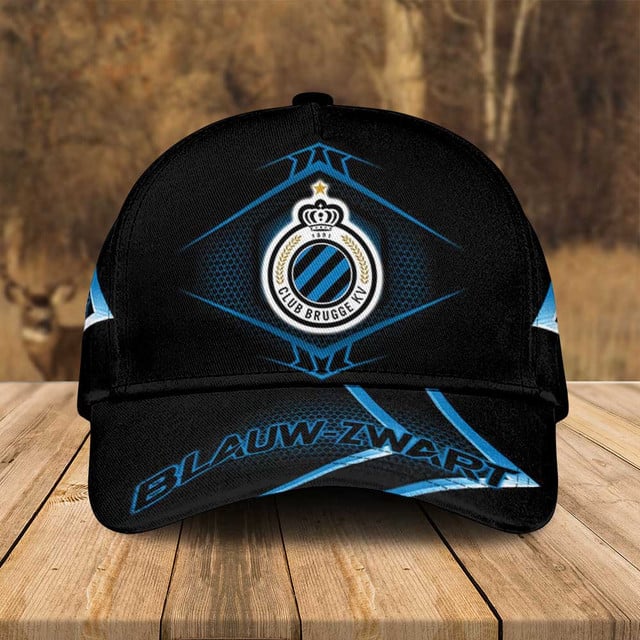 Club Brugge Fan Cap – Stylish Black & Blue Embroidered Hat For Supporters