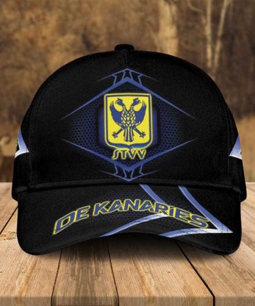 Premium Stvv De Kanaries Cap - Stylish Black & Blue Fan Gear Hat