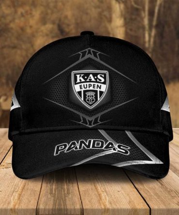 Limited Edition Kas Eupen Black Cap – Stylish Panda Design For Fans