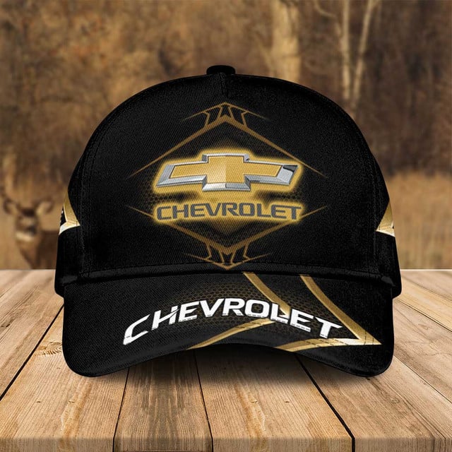 Chevrolet Logo Black Baseball Cap - Stylish Adjustable Hat For Chevy Fans