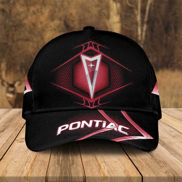 Stylish Black Pontiac Logo Cap - Perfect Gift For Car Enthusiasts!