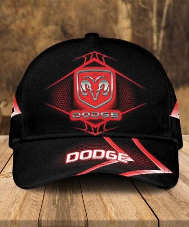 Bold Dodge Logo Black Baseball Cap – Perfect Gift For Car Enthusiasts