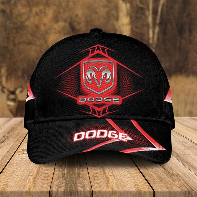 Bold Dodge Logo Black Baseball Cap – Perfect Gift For Car Enthusiasts
