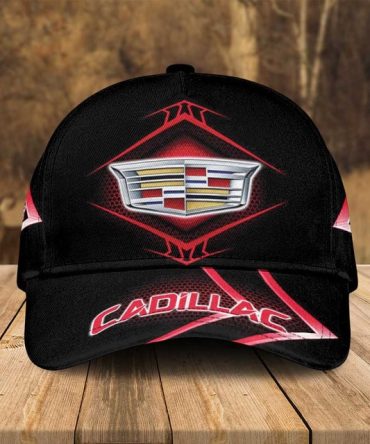 Stylish Black Cadillac Logo Cap - Premium Quality, Perfect Gift For Car Enthusiasts