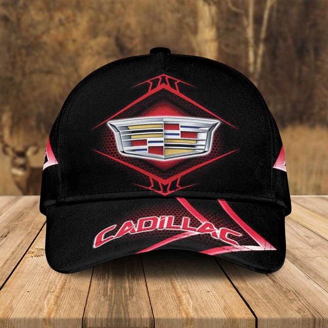 Stylish Black Cadillac Logo Cap - Premium Quality, Perfect Gift For Car Enthusiasts