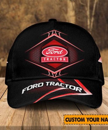 Customizable Ford Tractor Cap - Personalized Name Embroidery - Perfect Gift For Tractor Enthusiasts!