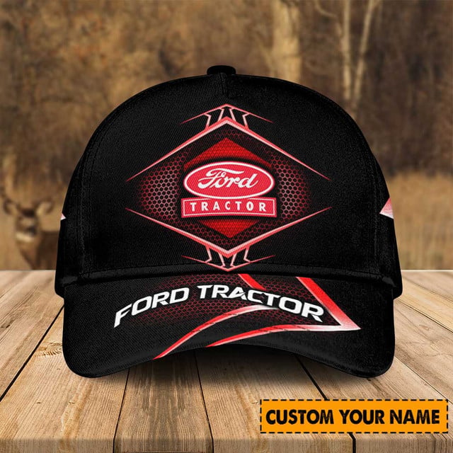 Customizable Ford Tractor Cap - Personalized Name Embroidery - Perfect Gift For Tractor Enthusiasts!