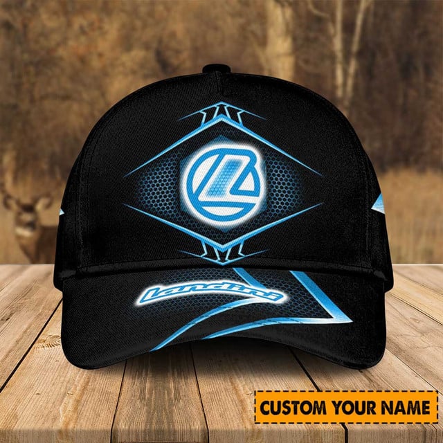 Custom Landini Hat – Personalized Design, Stylish Black & Blue Cap For Unique Look