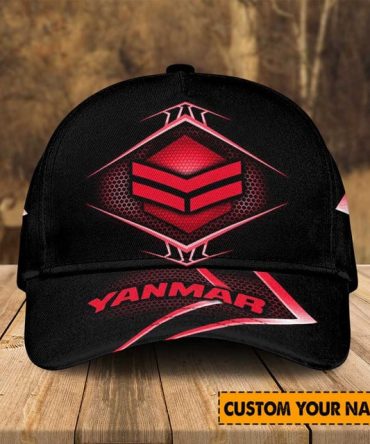 Custom Yanmar Logo Cap – Personalized Stylish Black Hat For Fans