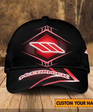 Customizable Black & Red Cap With Unique Design - Perfect Gift For Any Occasion!