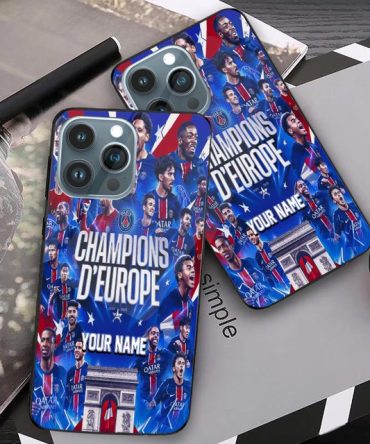 Personalized Paris Saint Germain Winner Uefa Champions League 2025 Phone Case For Fan - Limited Edition