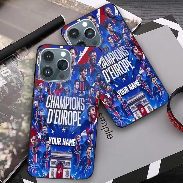 Personalized Paris Saint Germain Winner Uefa Champions League 2025 Phone Case For Fan - Limited Edition