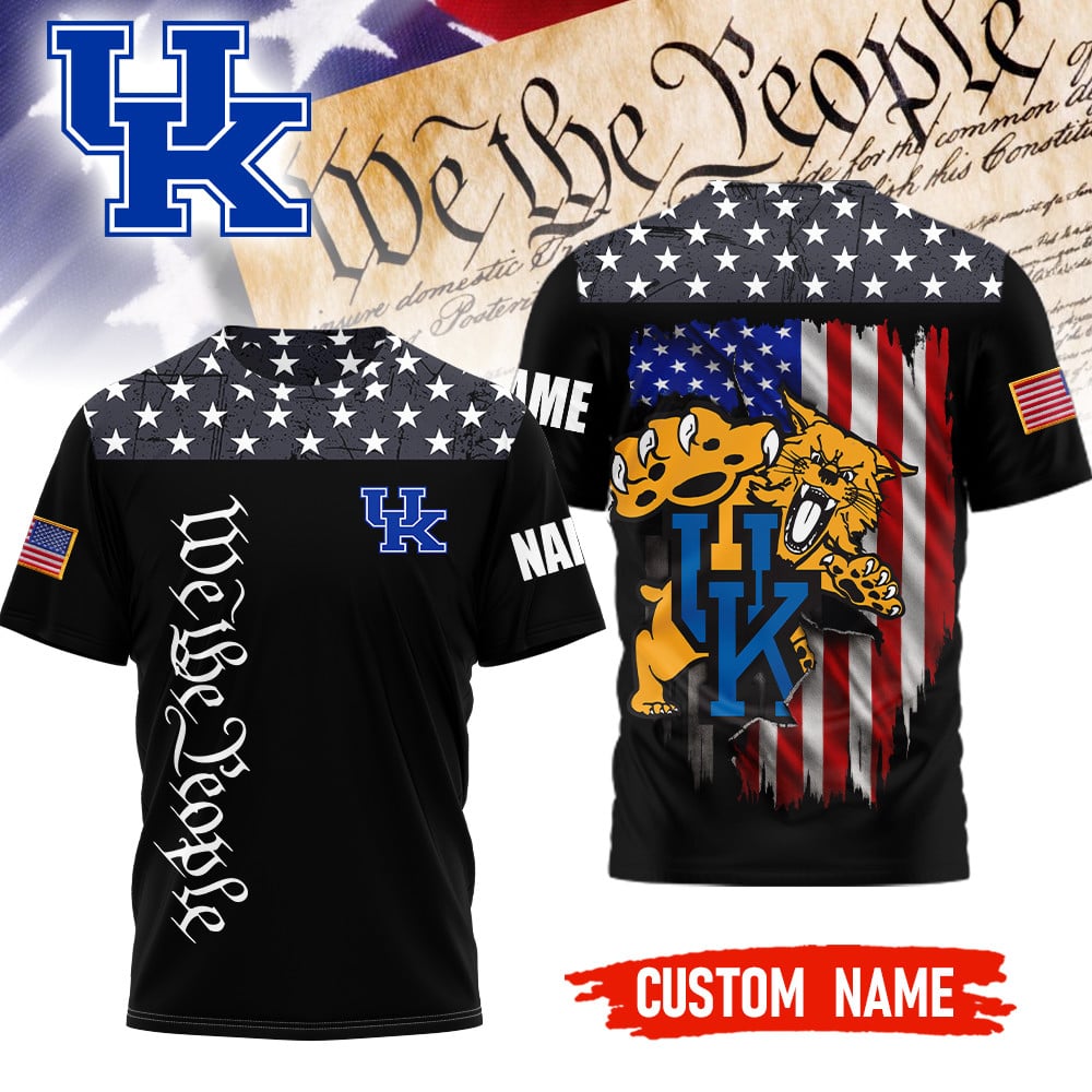 Kentucky Wildcats , Premium Ncaa We The People T-Shirt