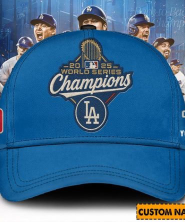 La Dodgers 2025 World Series Champions Personalized Premium Cap Gift For Fan - Limited Edition