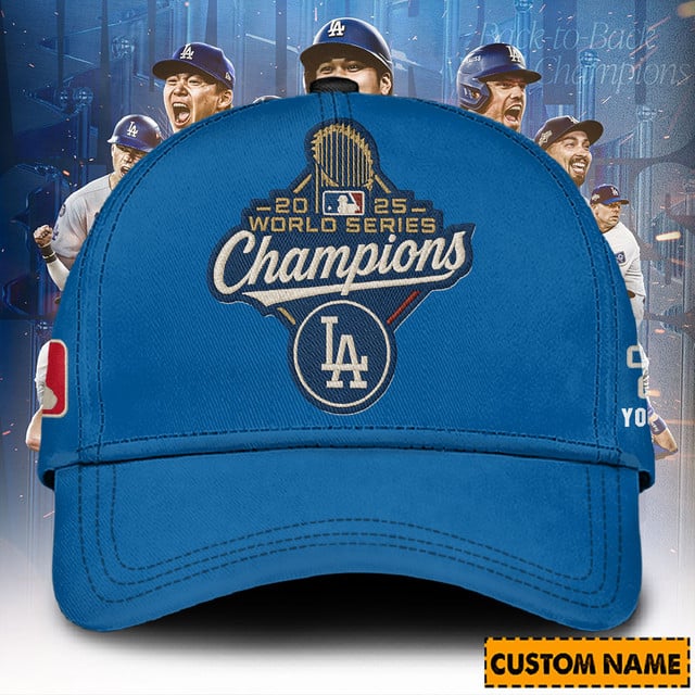 La Dodgers 2025 World Series Champions Personalized Premium Cap Gift For Fan - Limited Edition