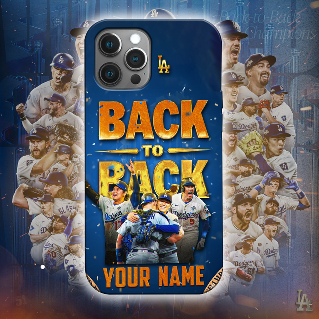 La Dodgers 2025 World Series Champions Personalized Premium Phone Case Gift For Fan - Limited Edition