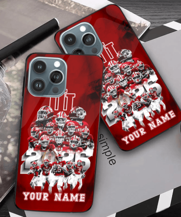 Indiana Hoosiers National Champions 2026 Phone Case Custom Name Gifts For Fans