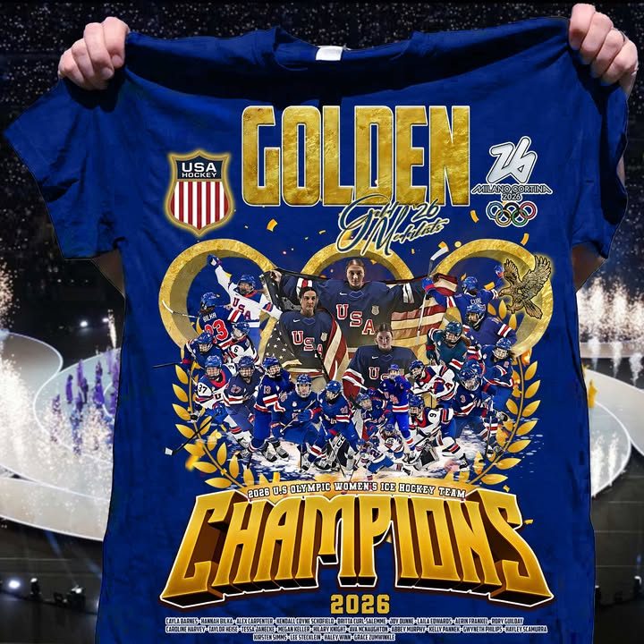 Team Usa Gold Olympic Champions 2026 Shirt