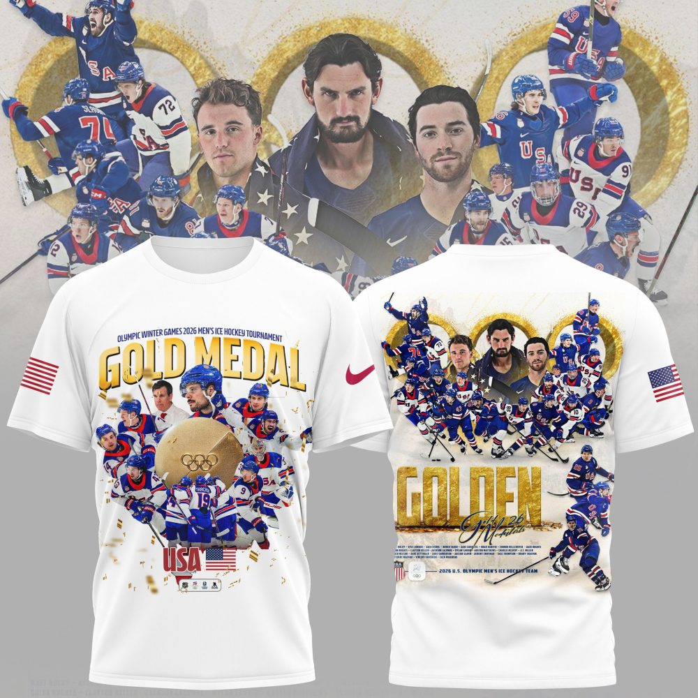 Team Usa Wins Golden Medal Olympic Champions 2026 Shirt