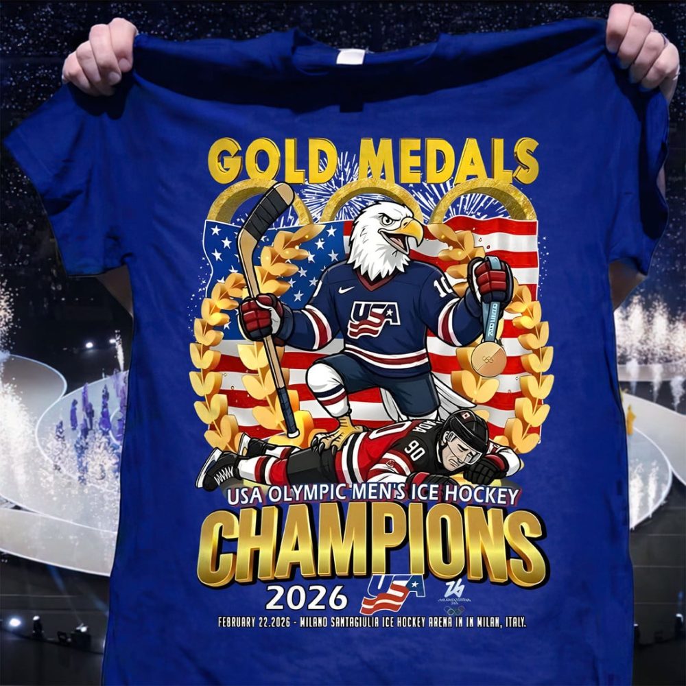 Team Usa Wins Golden Medal Olympic Champions 2026 Shirt