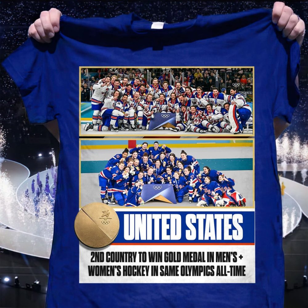 Team Usa Wins Golden Medal Olympic Champions 2026 Shirt