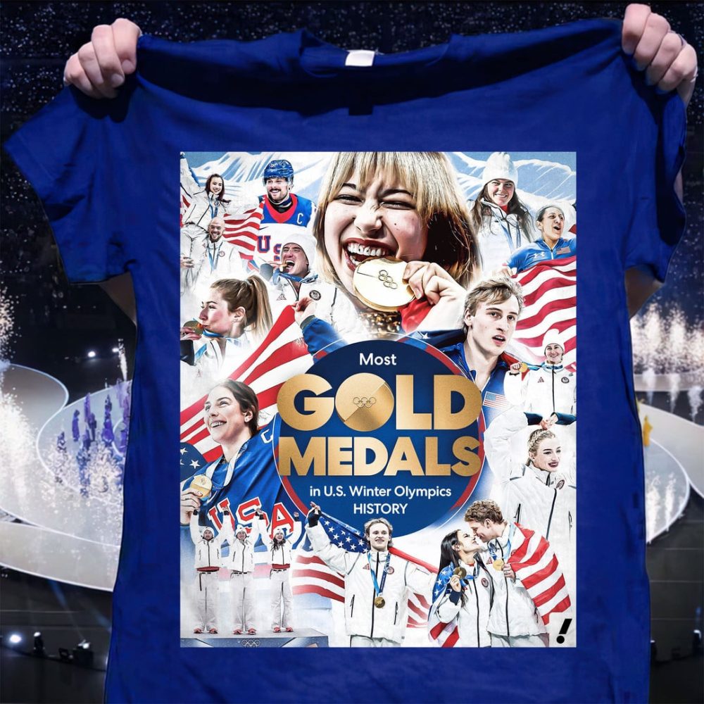 Team Usa Wins Golden Medal Olympic Champions 2026 Shirt