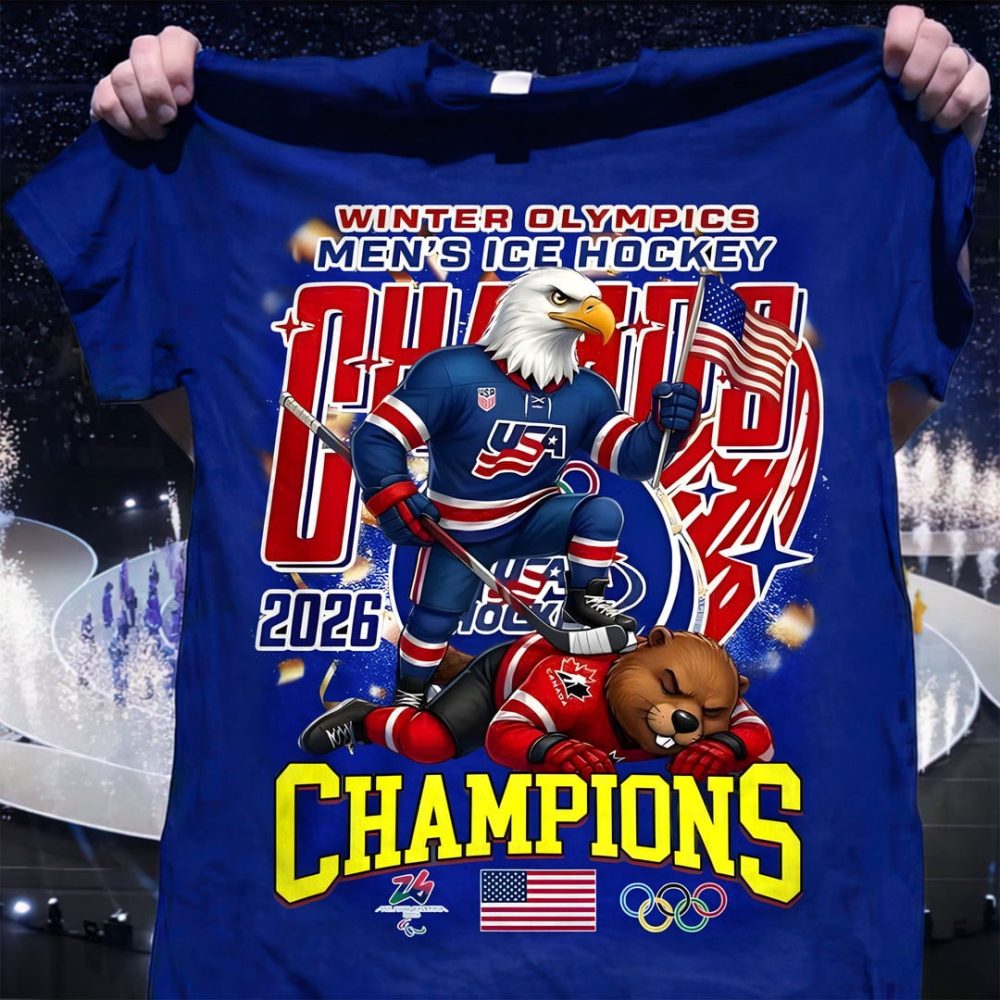 Team Usa Wins Golden Medal Olympic Champions 2026 Shirt