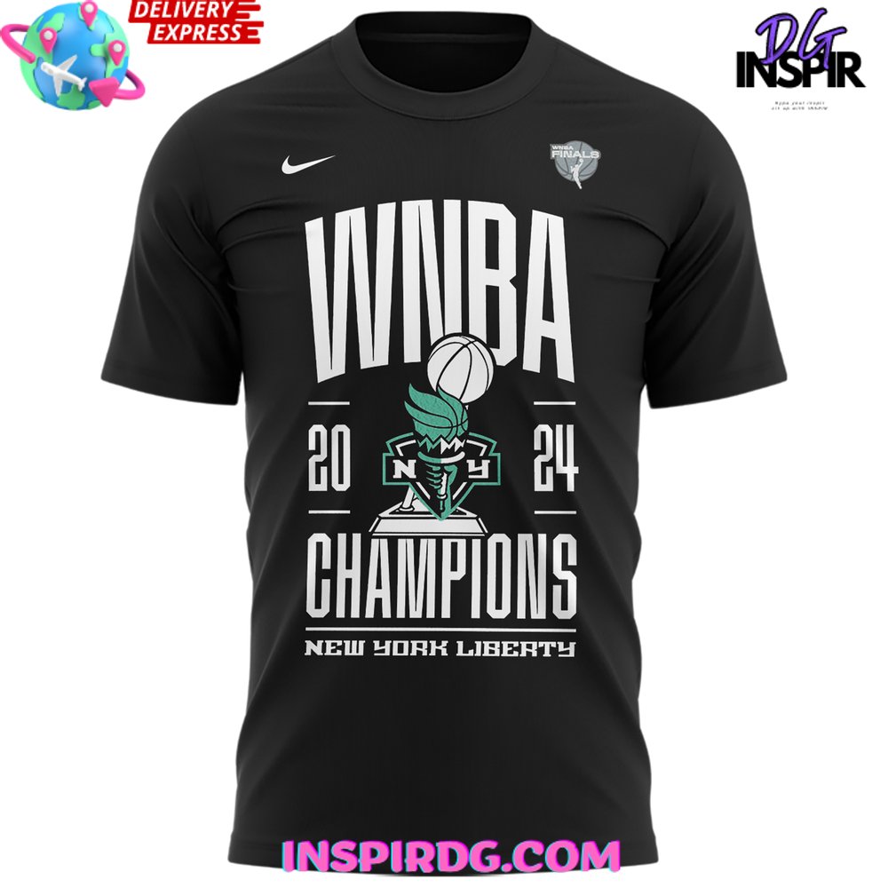 2024 Wnba Champions New York Liberty T-Shirt - Image 2
