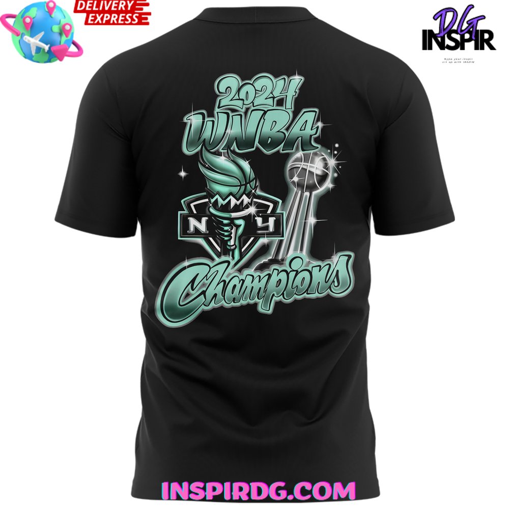 2024 Wnba Champions New York Liberty T-Shirt - Image 3