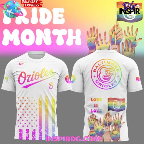 2025 Baltimore Orioles Pride Month Special Shirt Collection