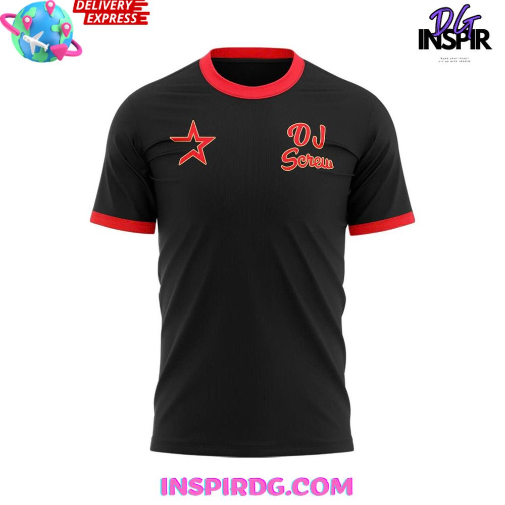2025 Houston Astros Collab Dj Crew Limited Edition T-Shirt - Image 2