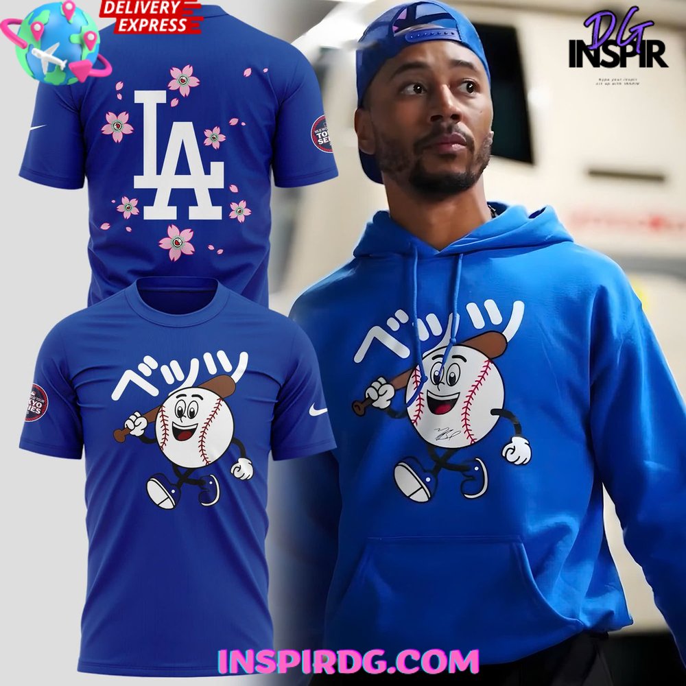2025 Tokyo Series Los Angeles Dodgers Edition T-Shirt