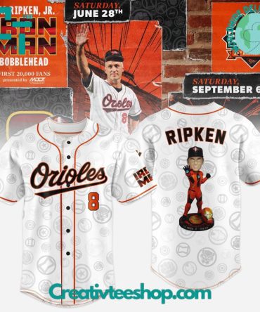 Baltimore Orioles Honoring Cal Ripken Jr Iron Man Baseball Jersey