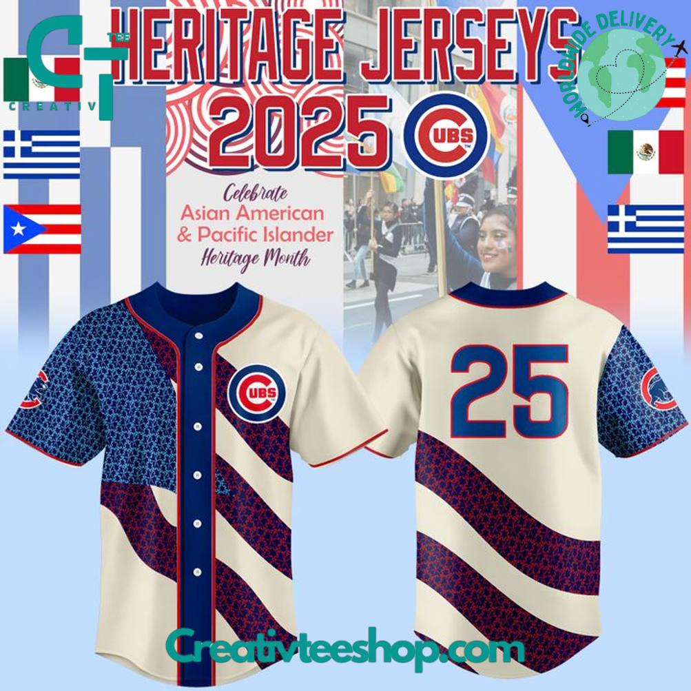 Chicago Cubs X Puerto Rican Heritage 2025 Baseball Jersey