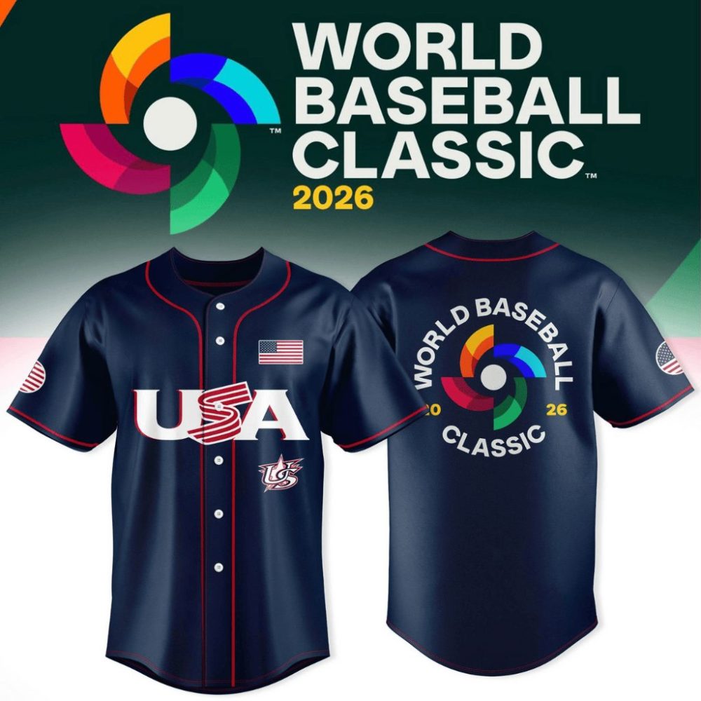 Usa - Baseball 2026 World Baseball Classic Jersey-3D Baseball Jersey