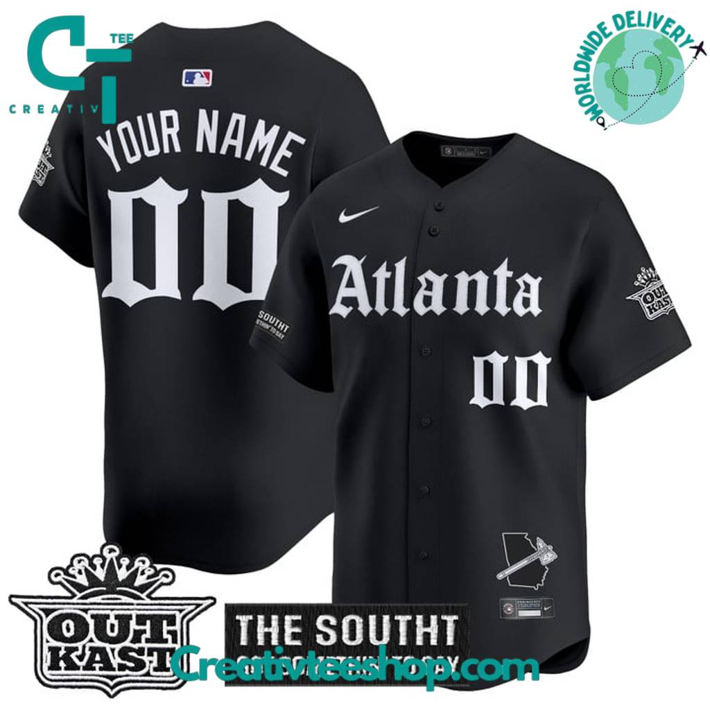 Atlanta Braves Gothic South X Outkast Edition Special Baseball Jersey
