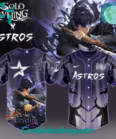 Houston Astros X Solo Leveling Exclusive Baseball Jersey