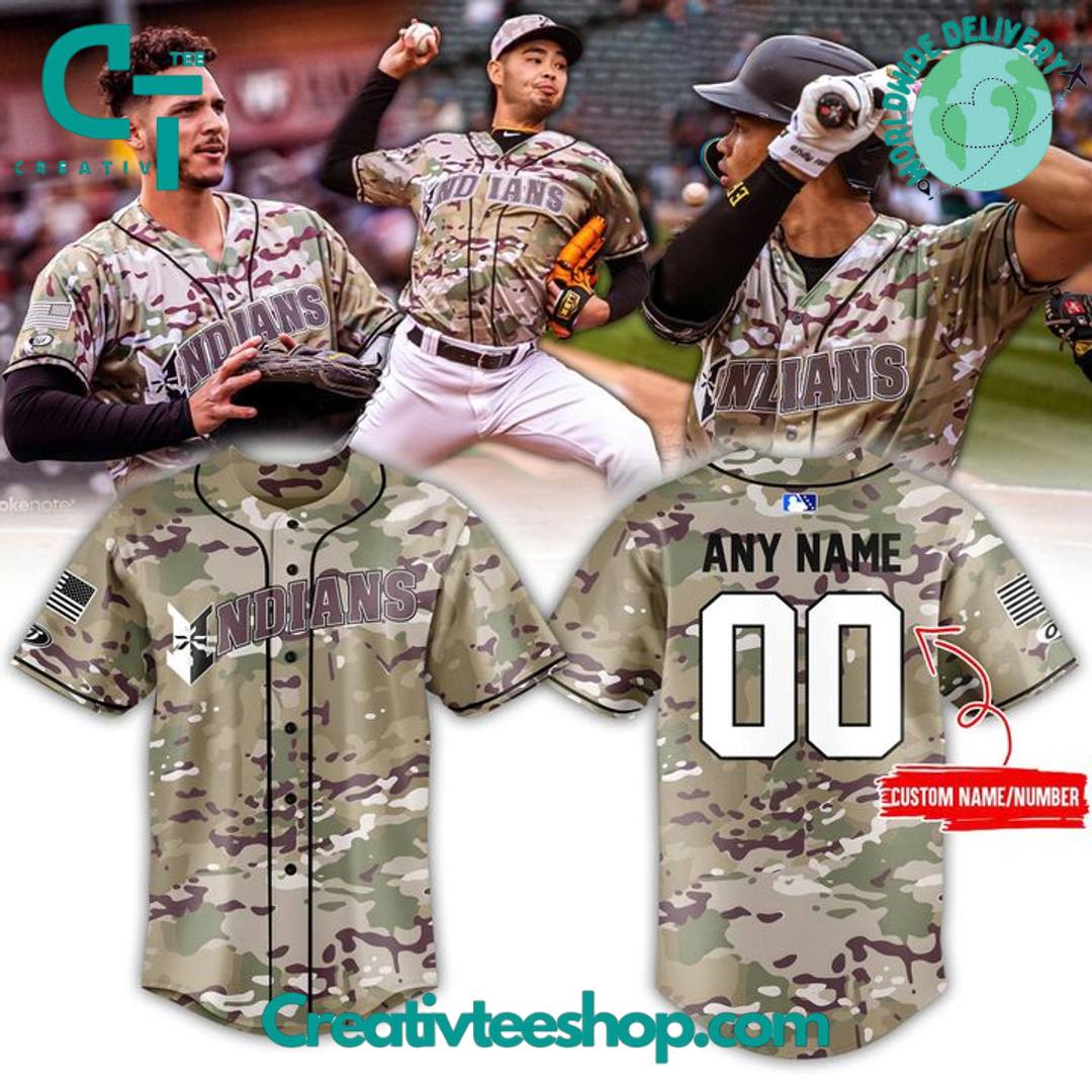 Indianapolis Indians X 2025 Memorial Day Camo Personalized Baseball Jersey