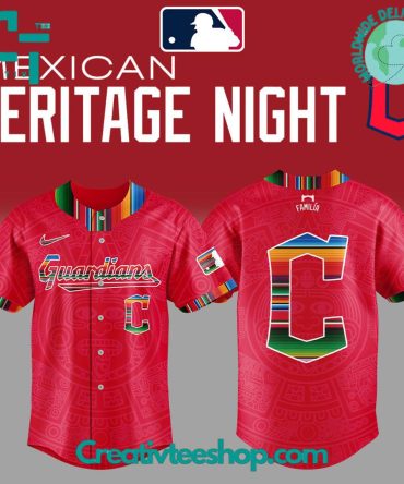 Cleveland Guardians Mexican Heritage Night Baseball Jersey - Limited Edition