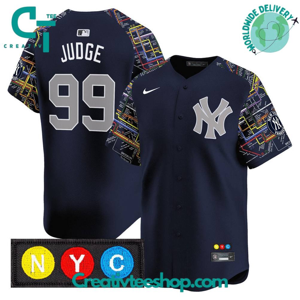 New York Yankees Subway Style Baseball Jersey