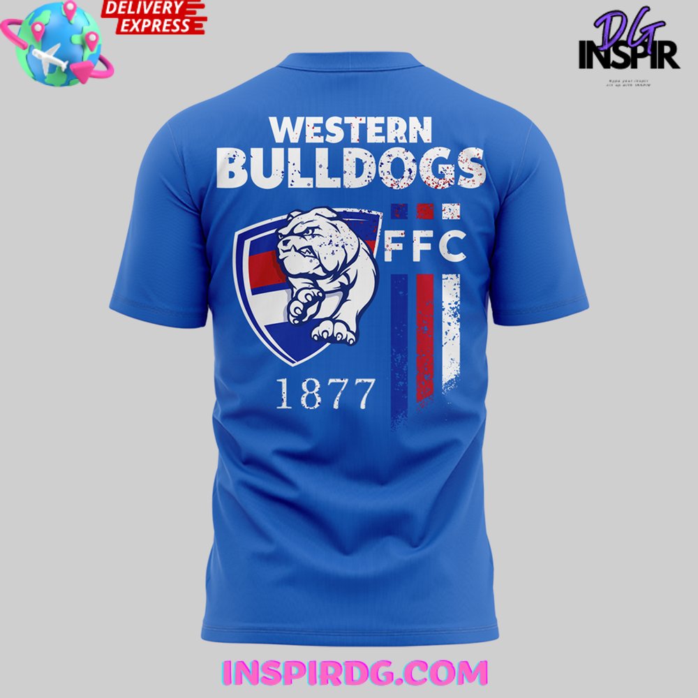 Afl Western Bulldogs Adam Treloar 250 Games T-Shirt - Image 3