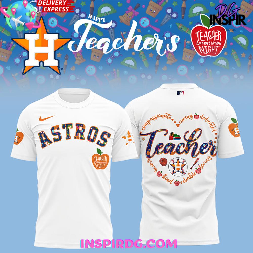 Houston Astros Teacher Night 2025 Collection Shirt