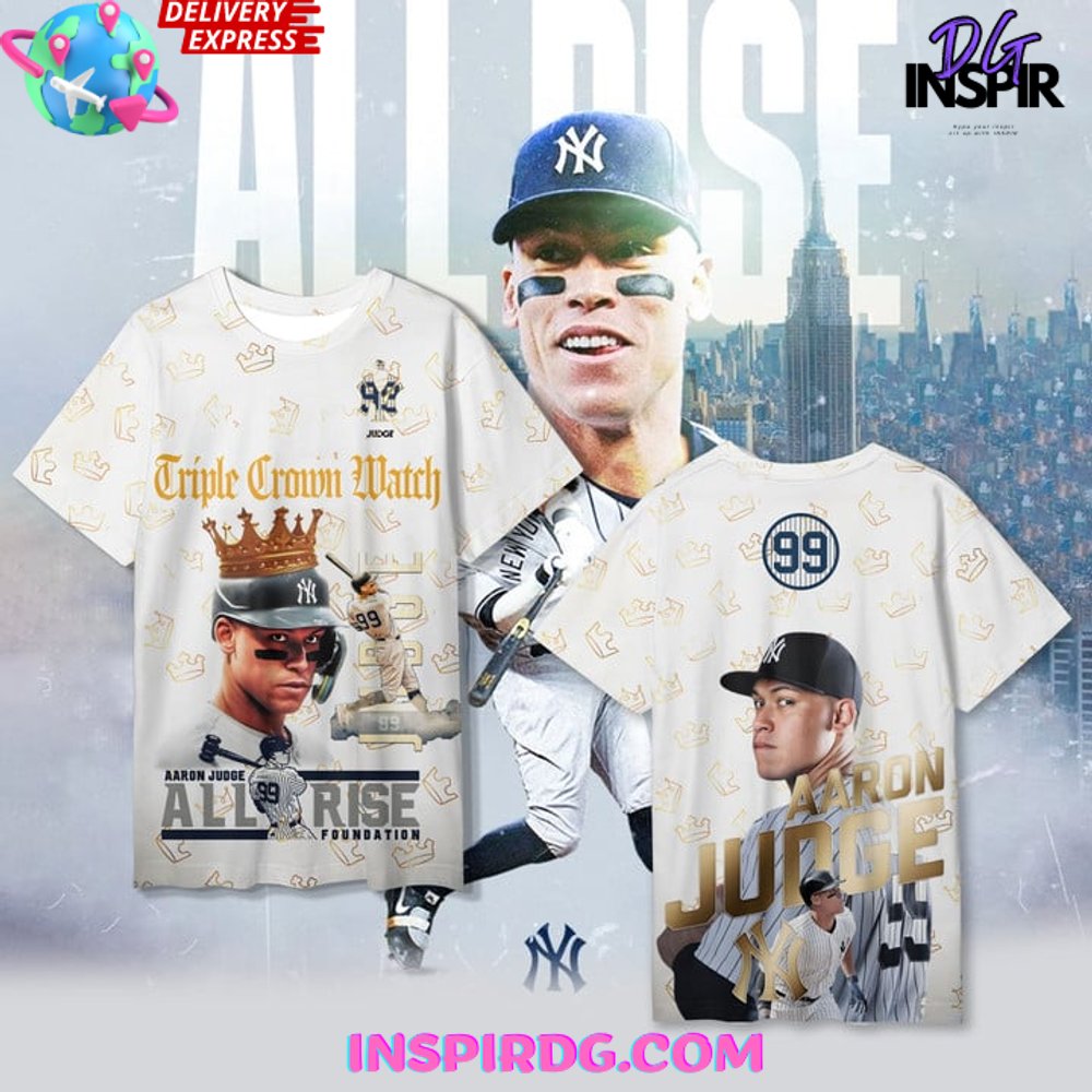 Aaron Judge Triple Crown Watch All Rise T-Shirt
