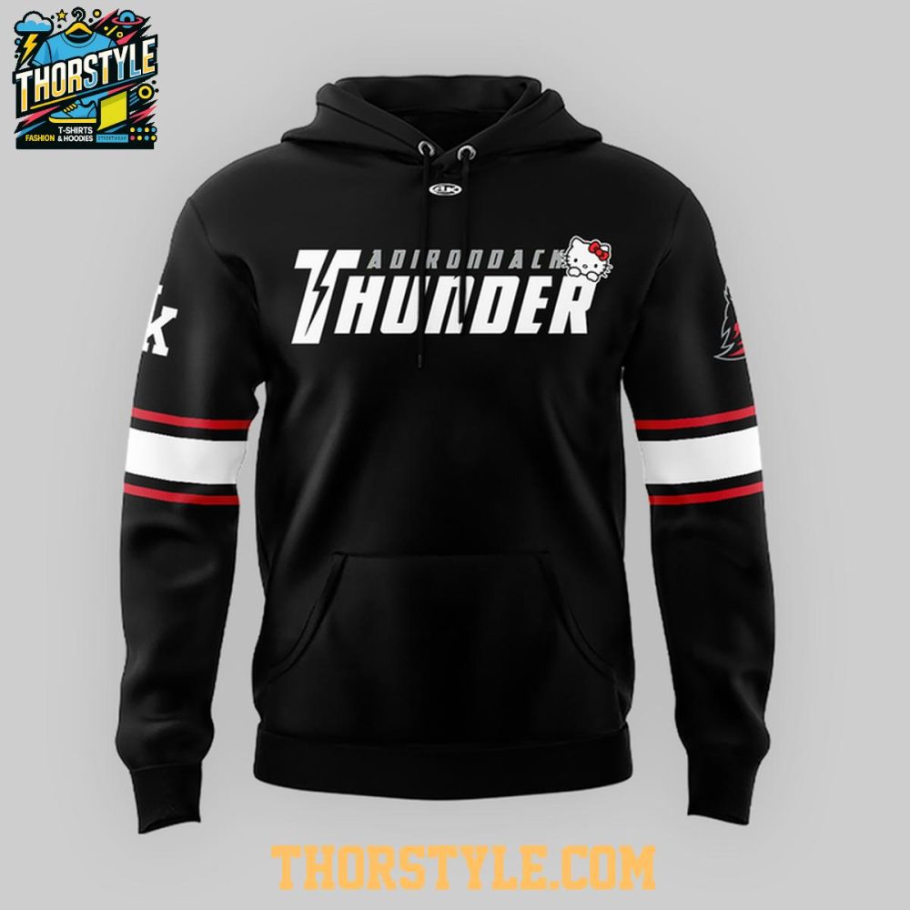 Adirondack Thunder Hello Kitty Night 2026 Celebration Hoodie Shirts - Image 2