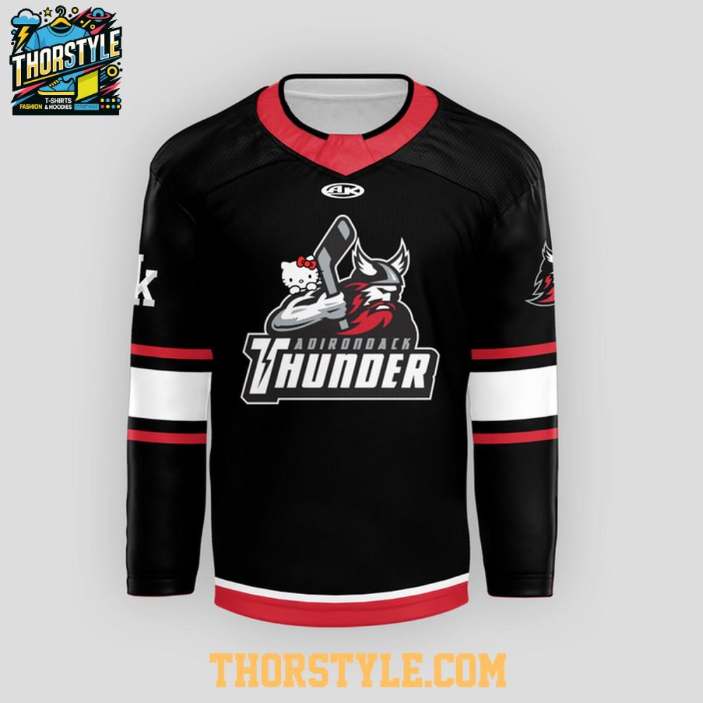 Adirondack Thunder X Hello Kitty Night 2026 Personalized Hockey Jersey - Image 2